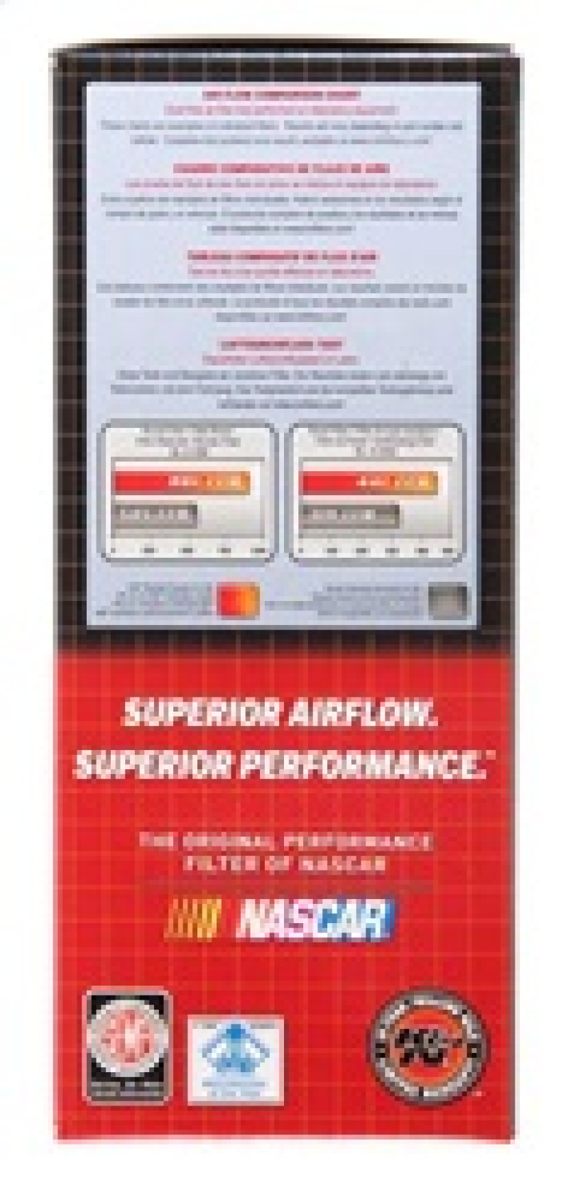Mitsubishi Colt Air Filter - K&N Engineering - High-Flow Air Filter - `96-`10